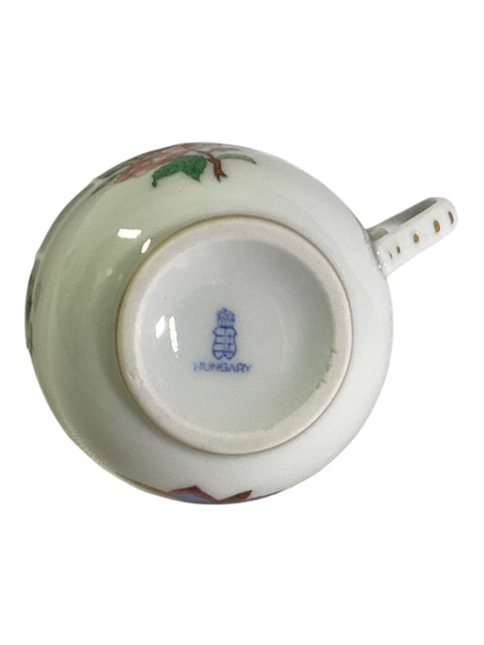 Porzellan Tasse Hungary Blumen Goldrand Teetasse Kaffeetasse