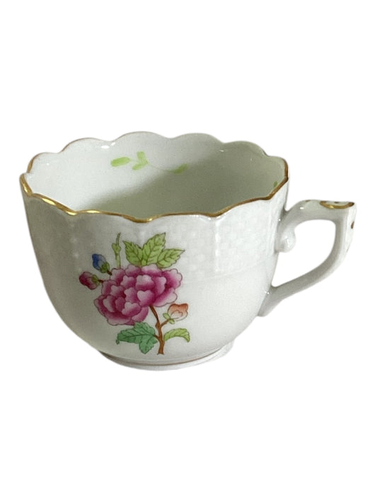 Porzellan Tasse Hungary Blumen Goldrand Teetasse Kaffeetasse
