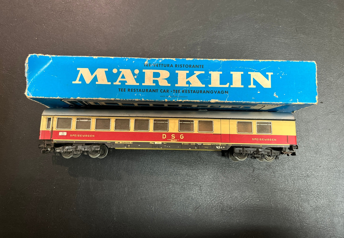 Märklin DSG Speisewagen TEE H0 Personenwagen Restaurantwagen OVP alt