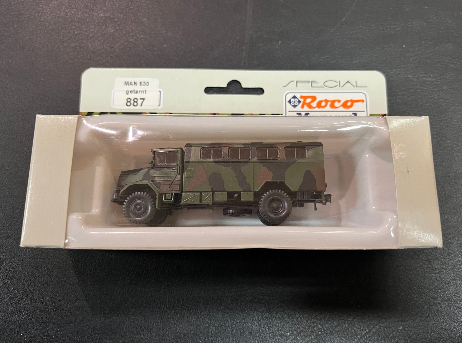 Roco Minitanks MAN 630 getarnt Nr. 887 H0 1:87 Militärfahrzeug OVP