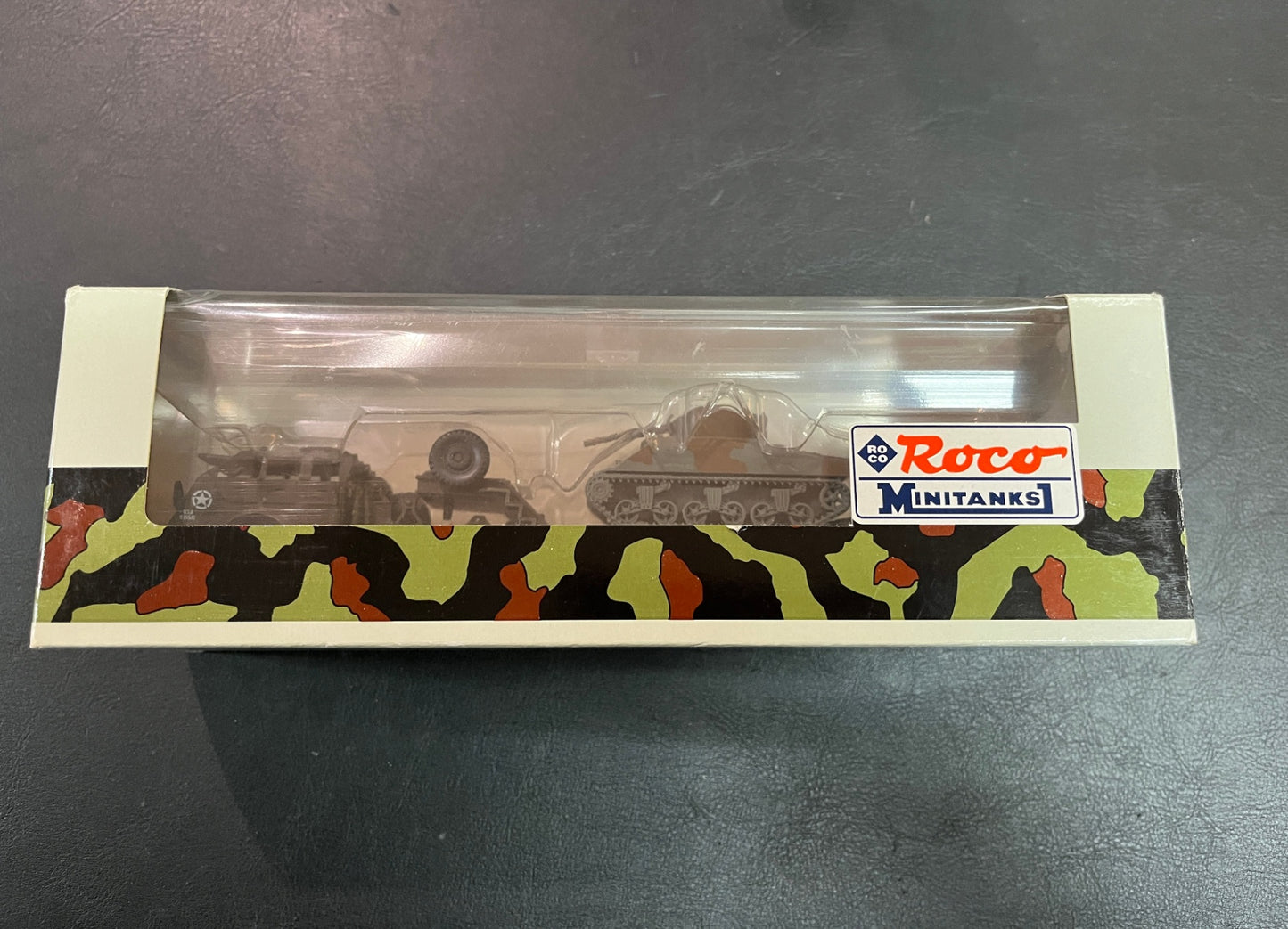 Roco Minitanks 840 Panzertransporter M26 & Sherman H0 OVP
