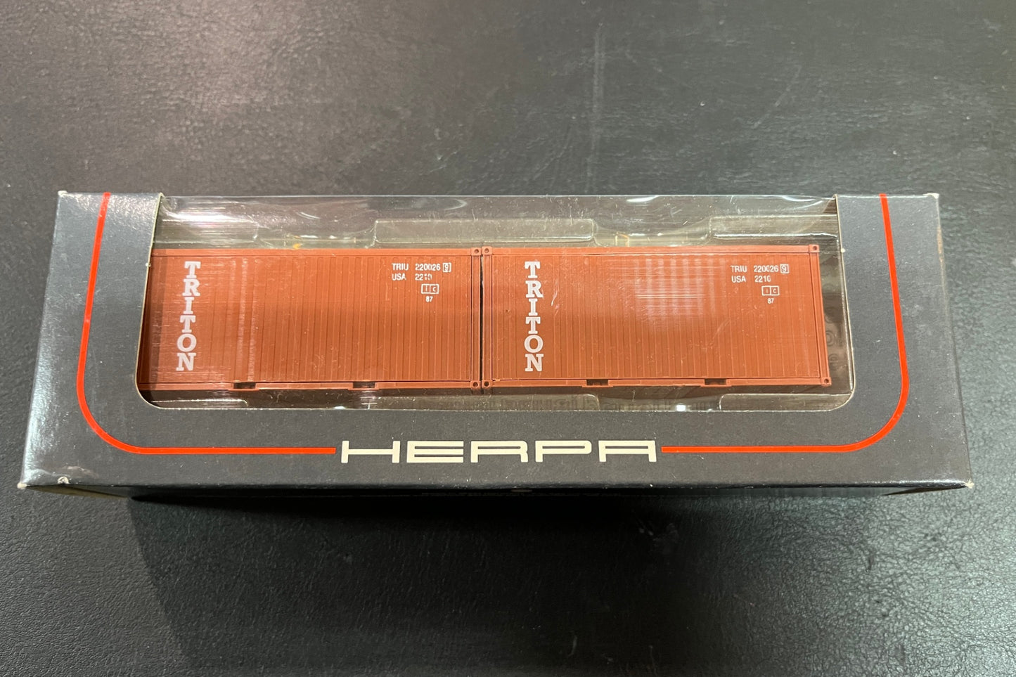 Herpa H0 1:87 Triton Container Set Nr. 7538 OVP