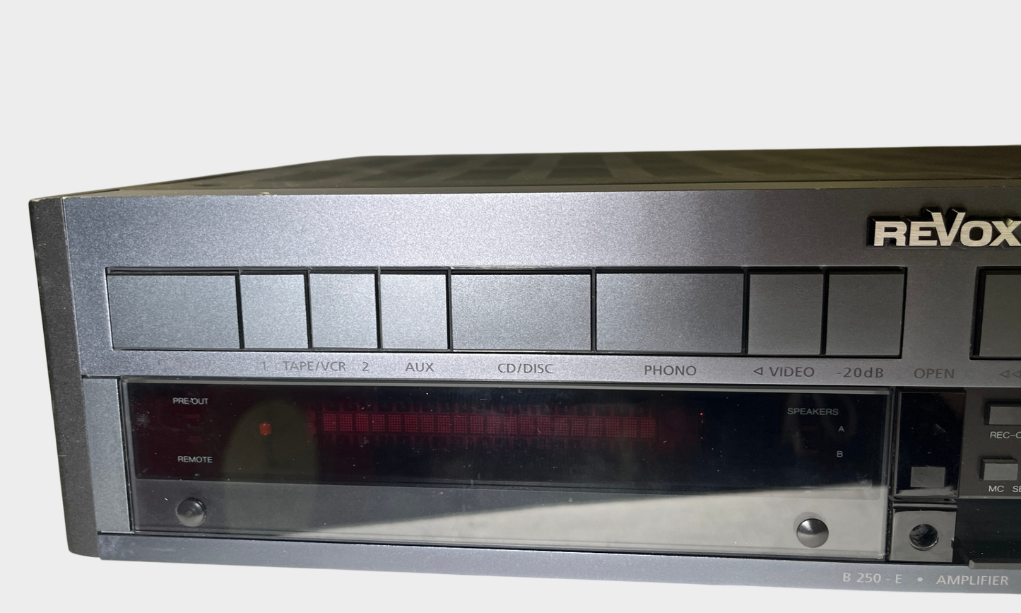 ReVox B250-E HiFi Vollverstärker – geprüft – anthrazit – Made in West Germany