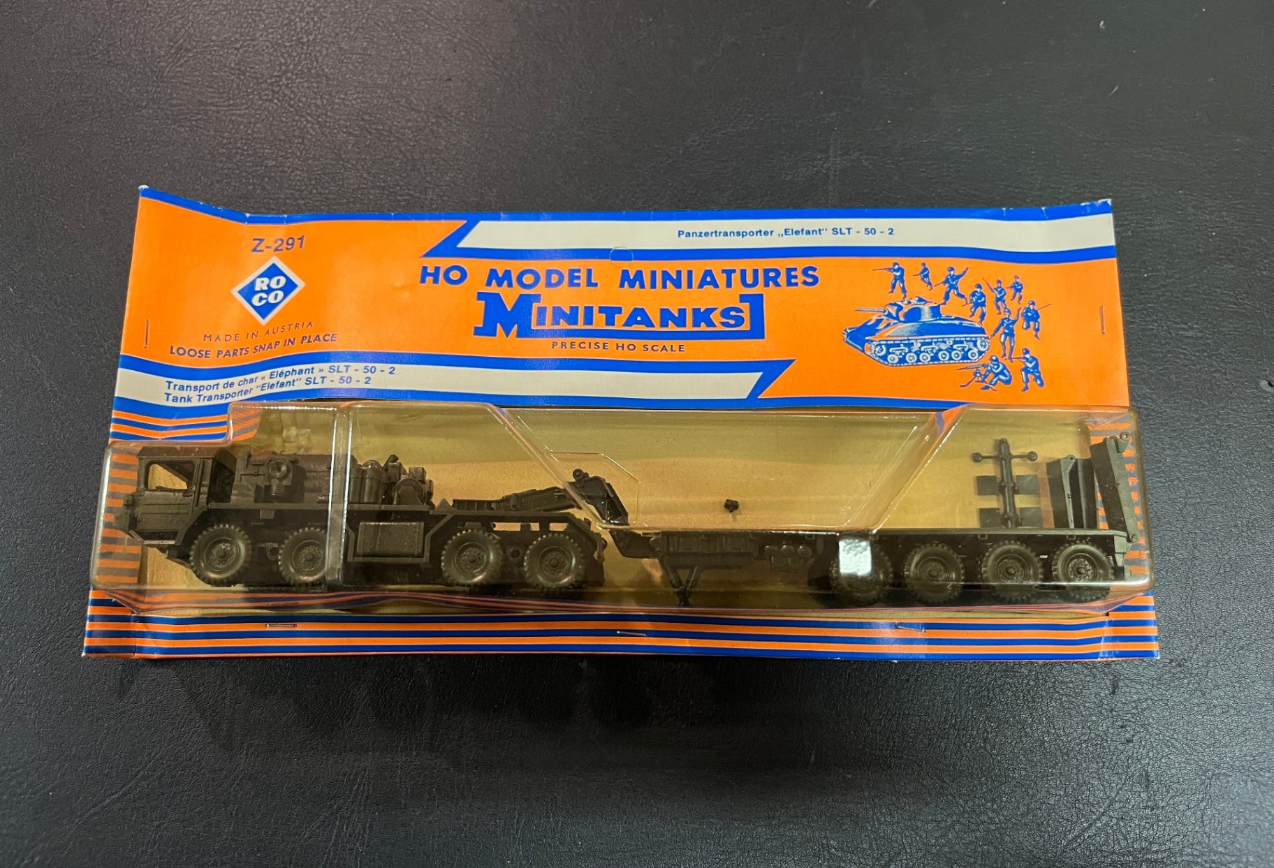Roco Minitanks Panzertransporter Elefant SLT-50-2 H0 Nr 291 OVP
