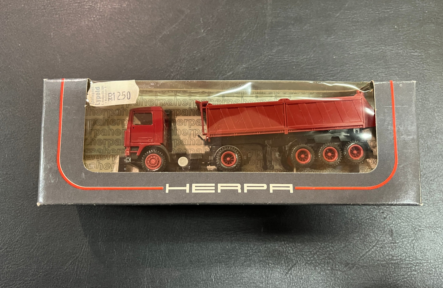 Herpa H0 1:87 Kippauflieger LKW rot Nr. 838000 OVP