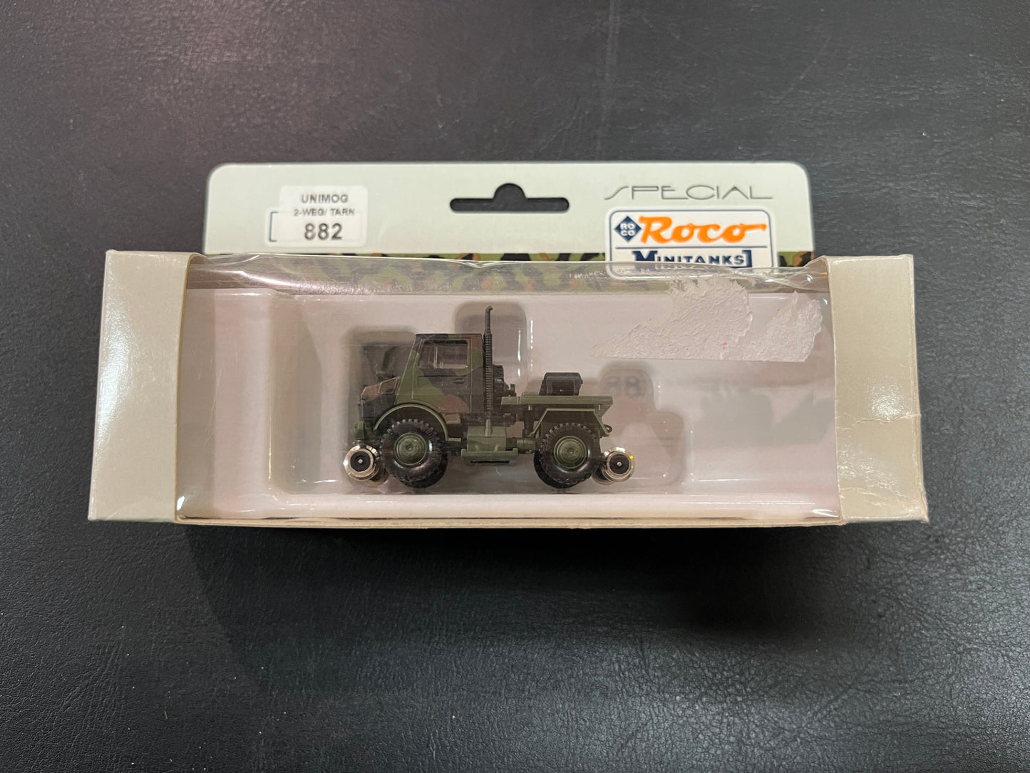 Roco Minitanks Unimog 2-Wege / Tarn – H0 1:87 – Nr. 882