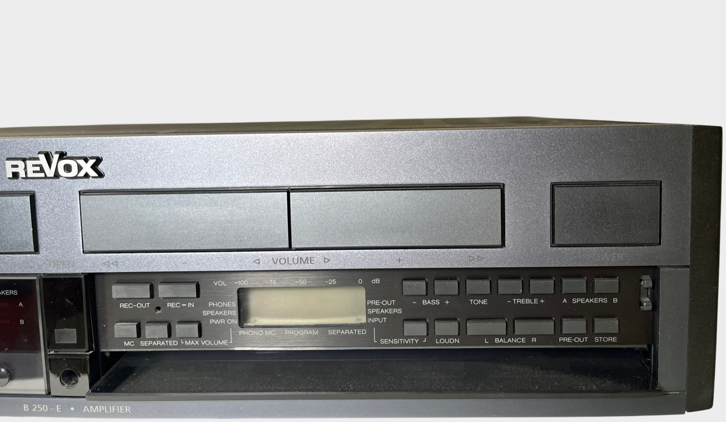 ReVox B250-E HiFi Vollverstärker – geprüft – anthrazit – Made in West Germany