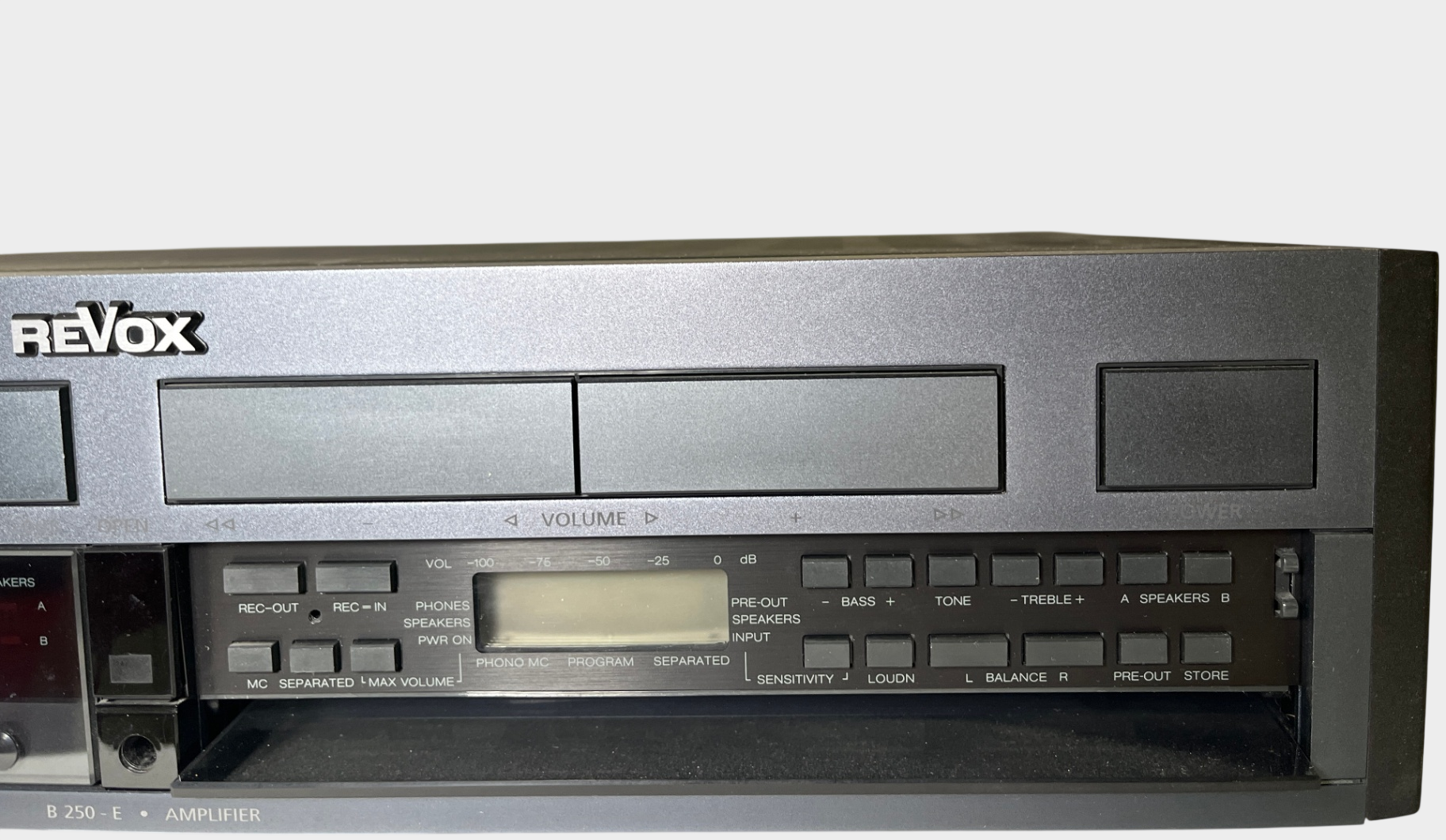 ReVox B250-E HiFi Vollverstärker – geprüft – anthrazit – Made in West Germany