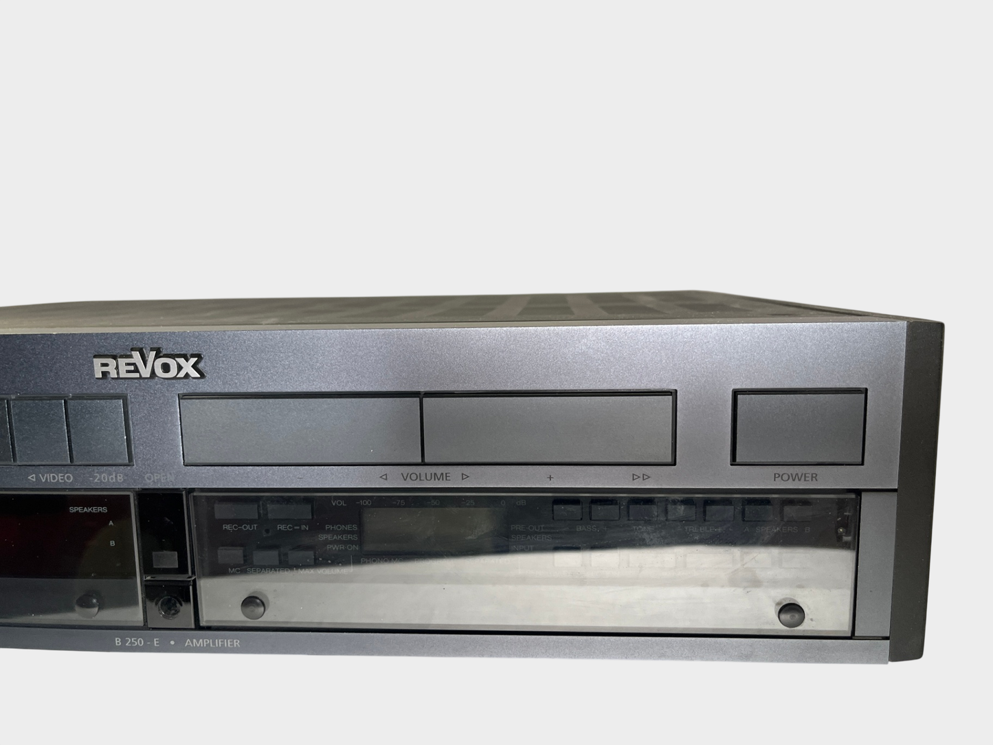 ReVox B250-E HiFi Vollverstärker – geprüft – anthrazit – Made in West Germany