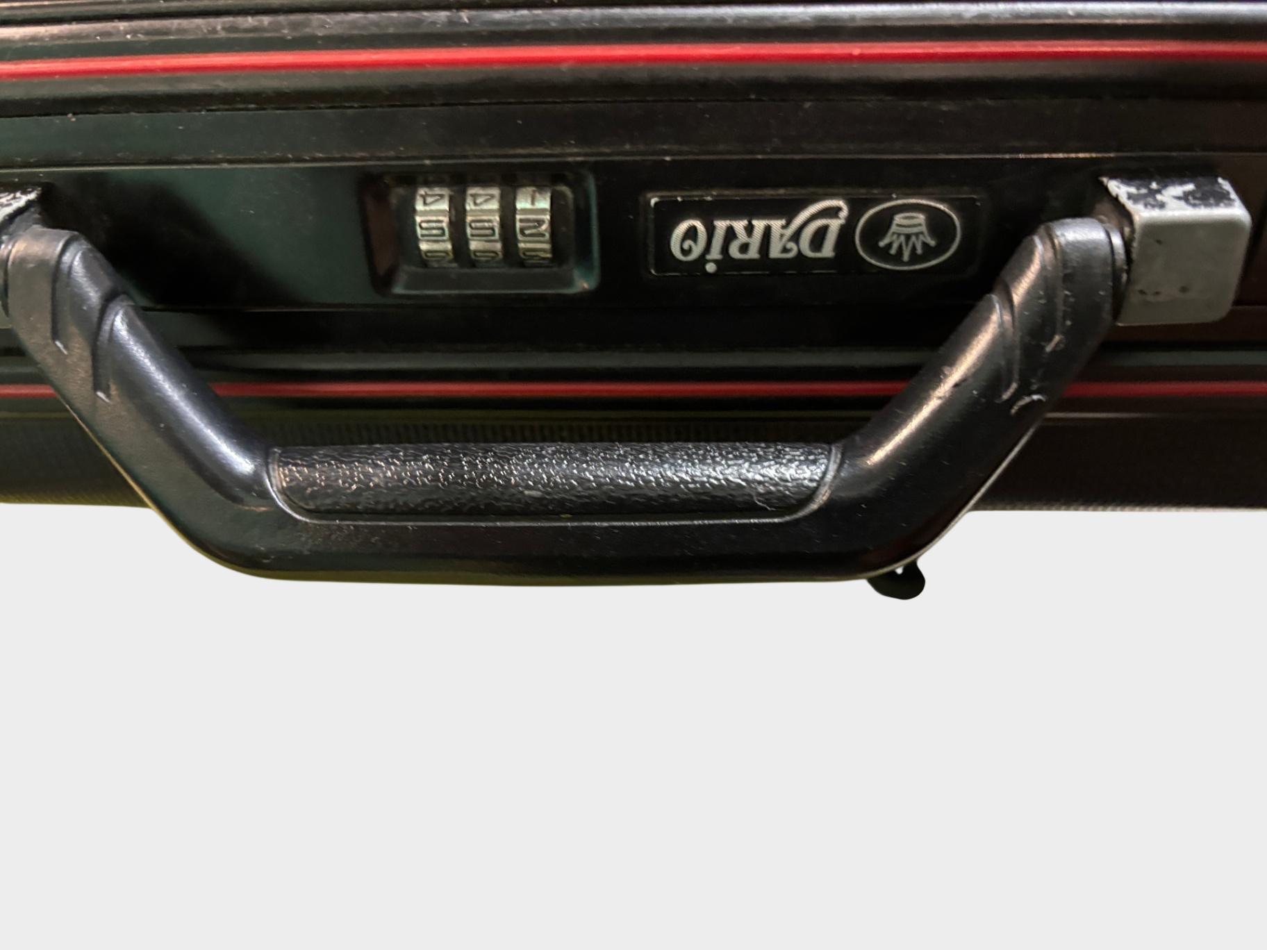 Dario Vintage Hartschalen-Aktenkoffer – Retro Business Klassiker mit Schlüssel