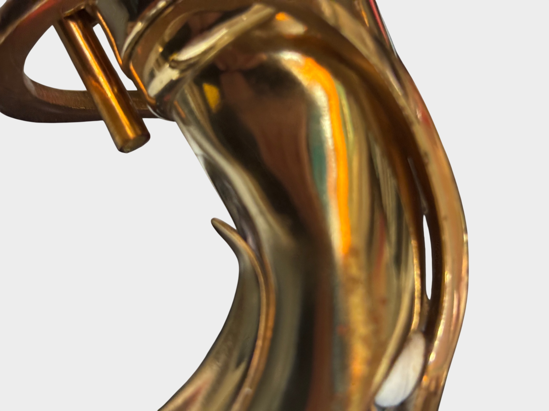Prestini Tenor Saxophon mit Koffer Zubehör – defekt / S-Bogen verbeult – Bastler