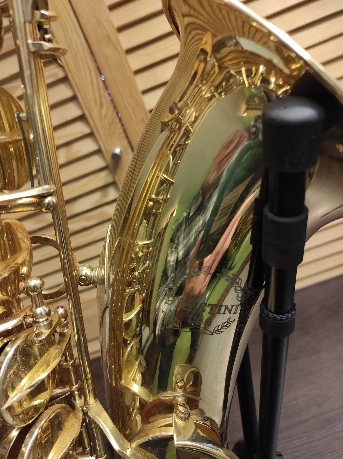 Prestini Tenor Saxophon mit Koffer Zubehör – defekt / S-Bogen verbeult – Bastler