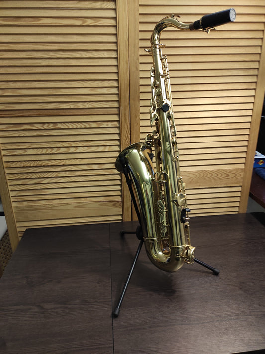 Prestini Tenor Saxophon mit Koffer Zubehör – defekt / S-Bogen verbeult – Bastler