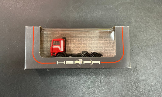 Herpa H0 1:87 MAN Zugmaschine rot 3-achsig Modell LKW 838001 OVP