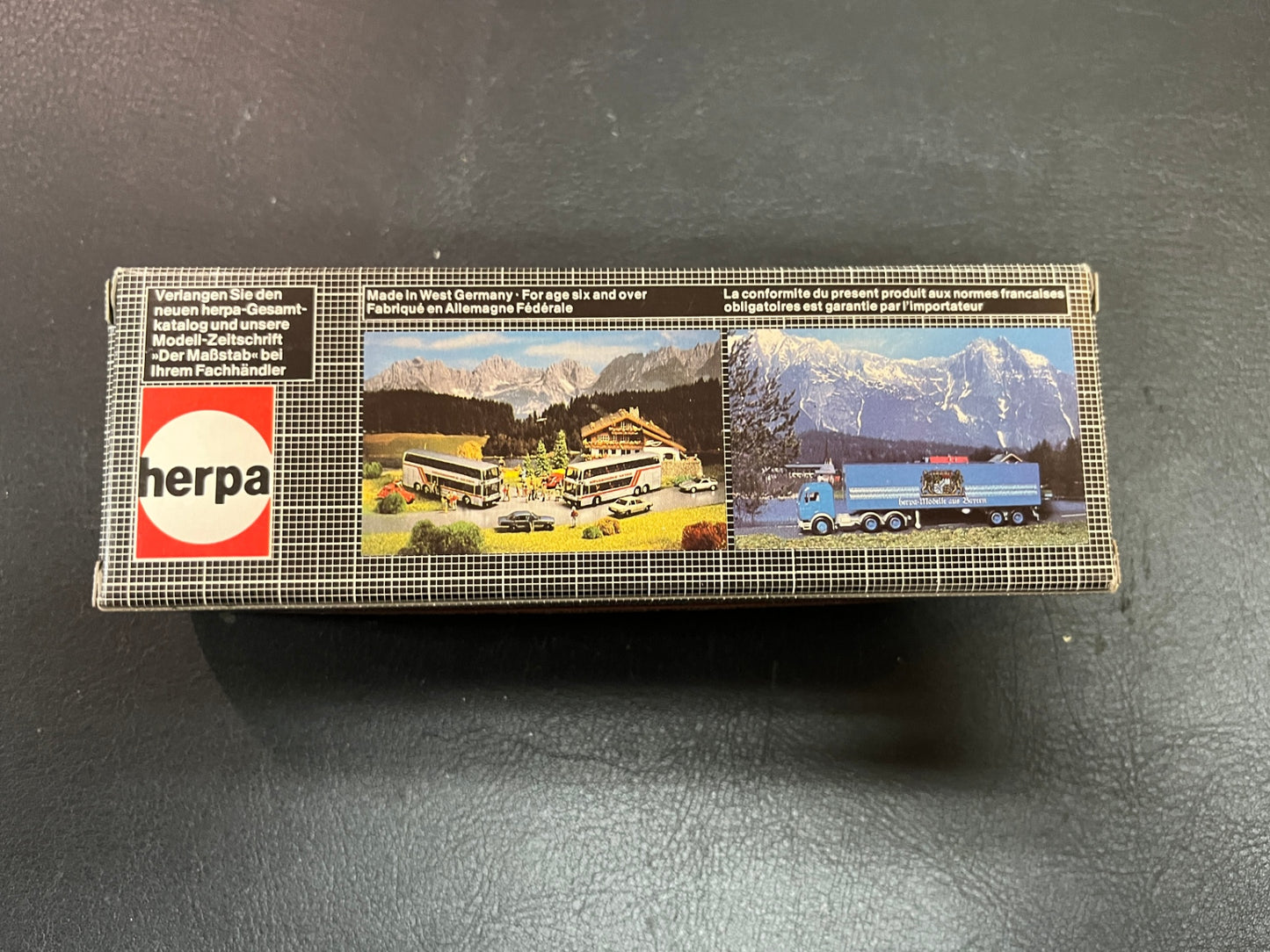 Herpa H0 1:87 Mercedes MAN Pritschen-LKW blau OVP 