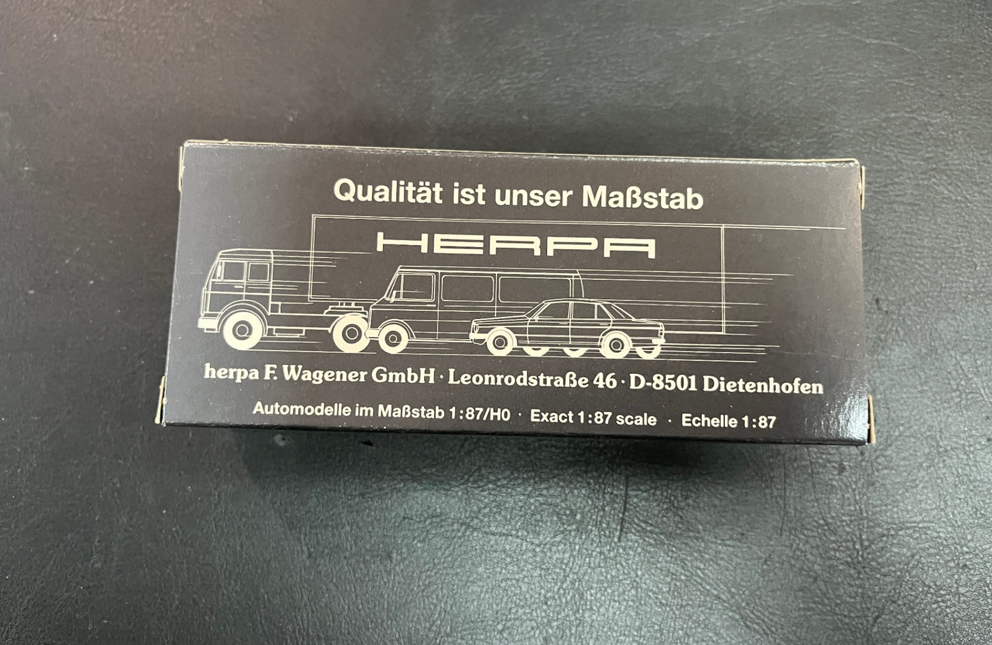 Herpa H0 1:87 MAN Zugmaschine rot 3-achsig Modell LKW 838001 OVP