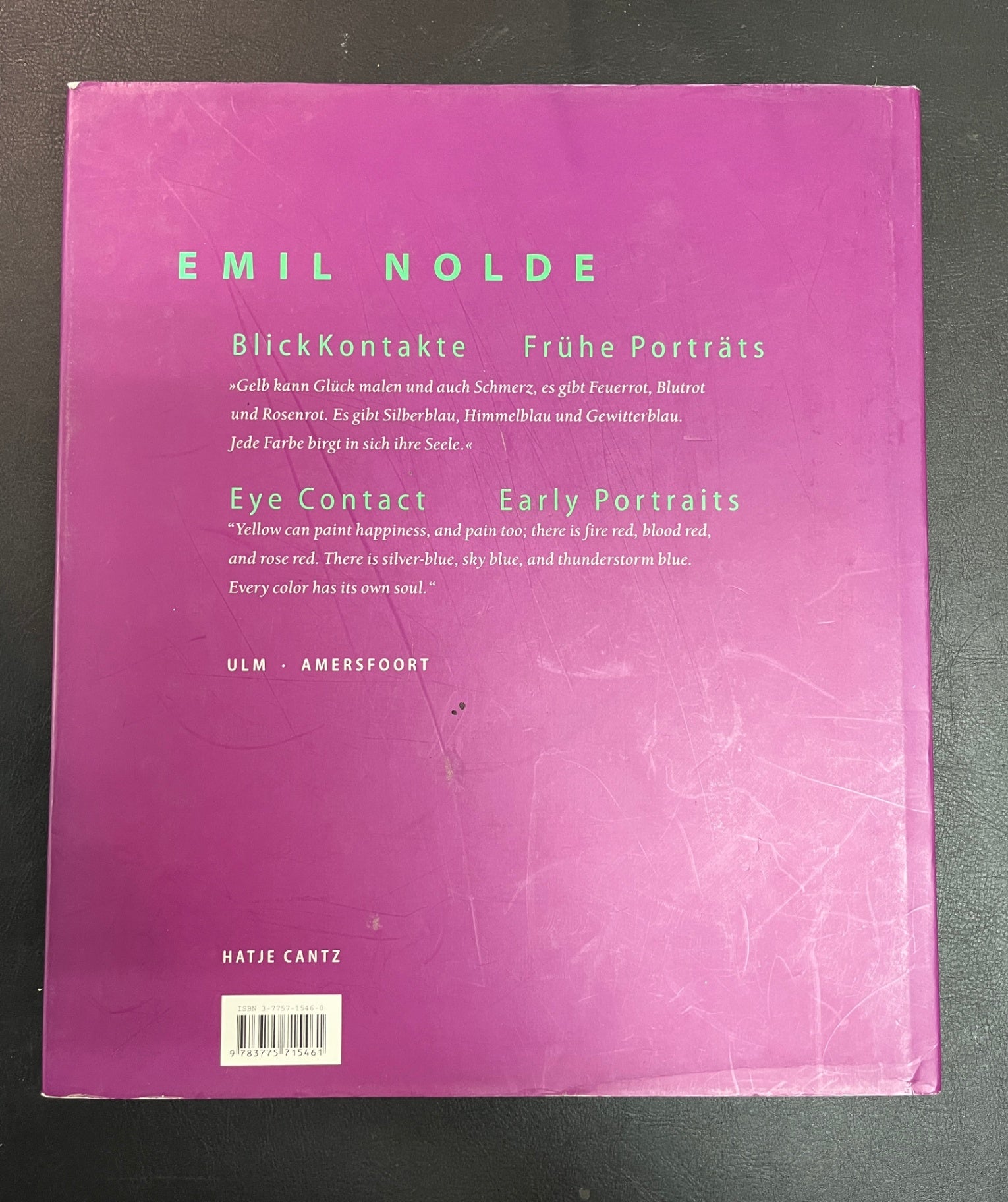Emil Nolde BlickKontakte Frühe Porträts Hatje Cantz Kunstbuch