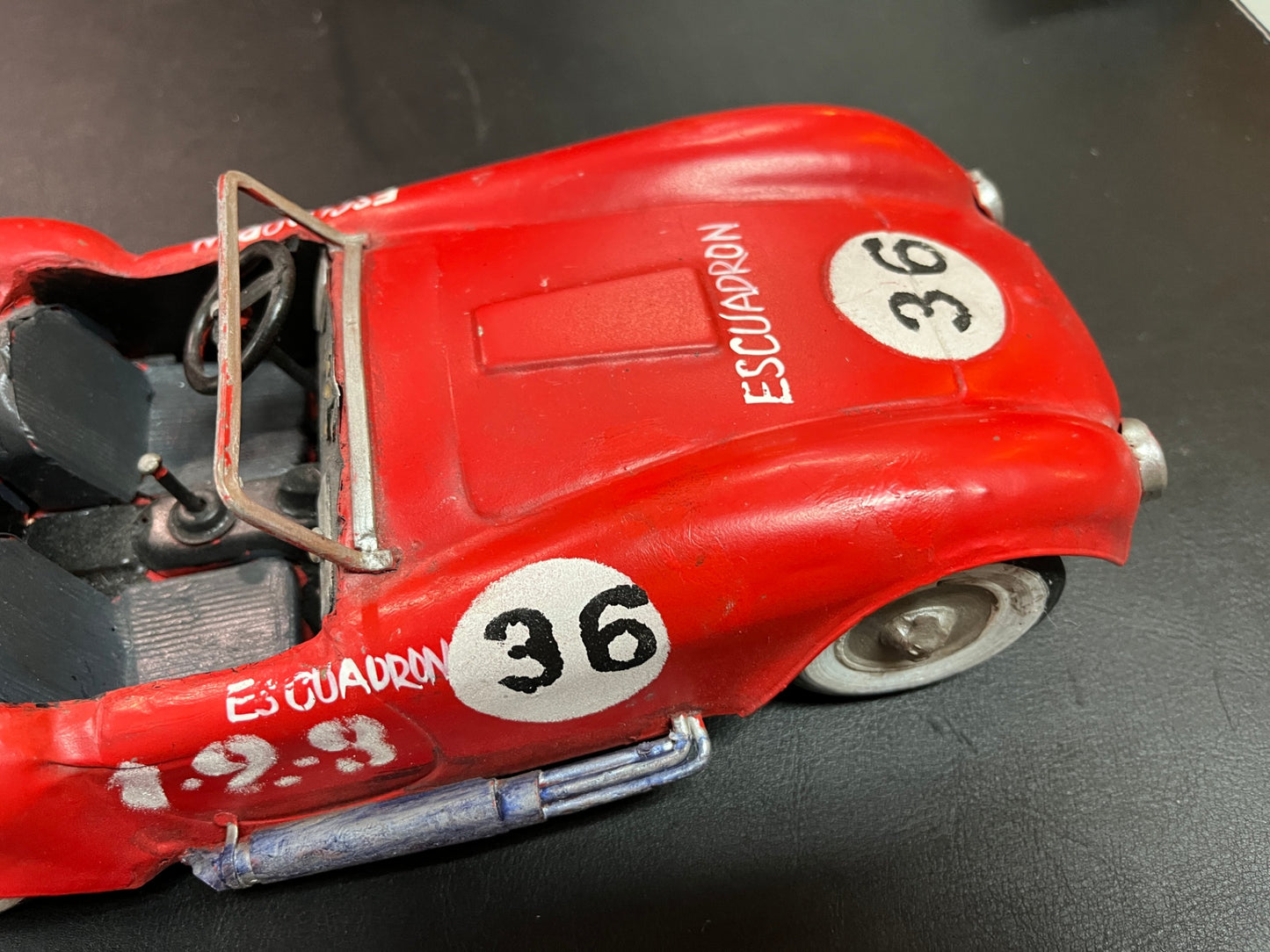 Vintage Rennwagen Modellauto Escuadron Nr. 36 Handarbeit Einzelstück