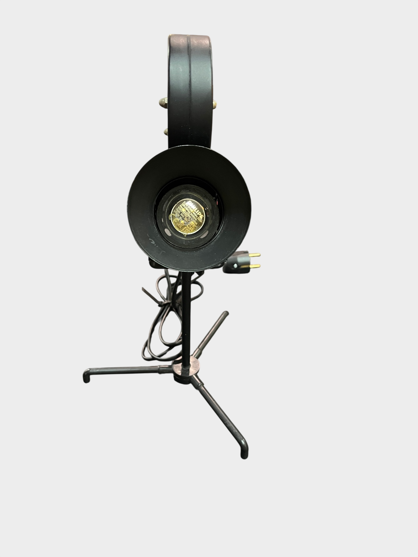 Hollywood Studio Filmprojektor Lampe Deko Tischlampe Schwarz