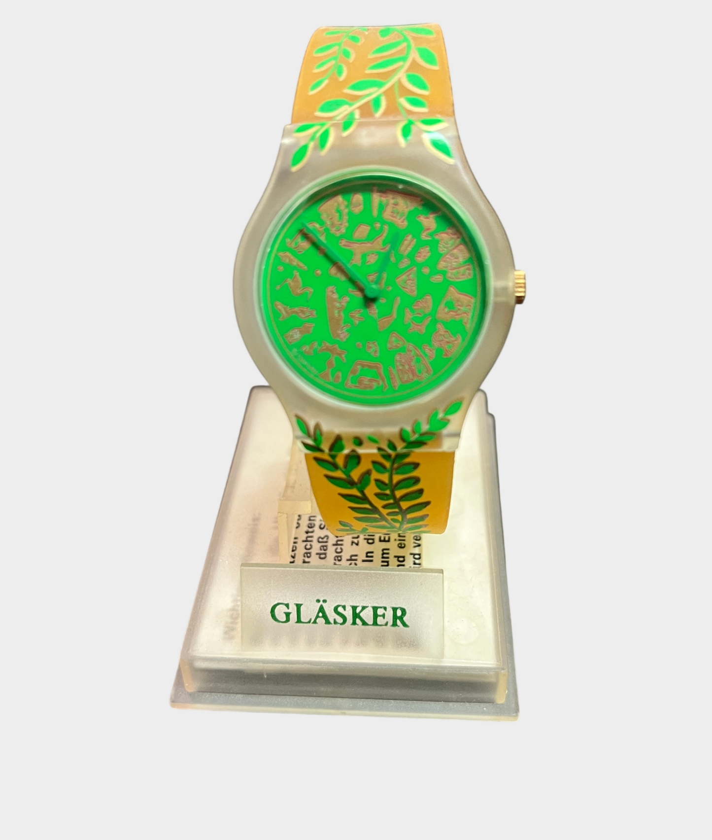 Chaos Watch Horst Gläsker Weltliebesuhr 1995 Swiss Made limitiert