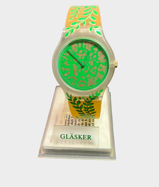 Chaos Watch Horst Gläsker Weltliebesuhr 1995 Swiss Made limitiert