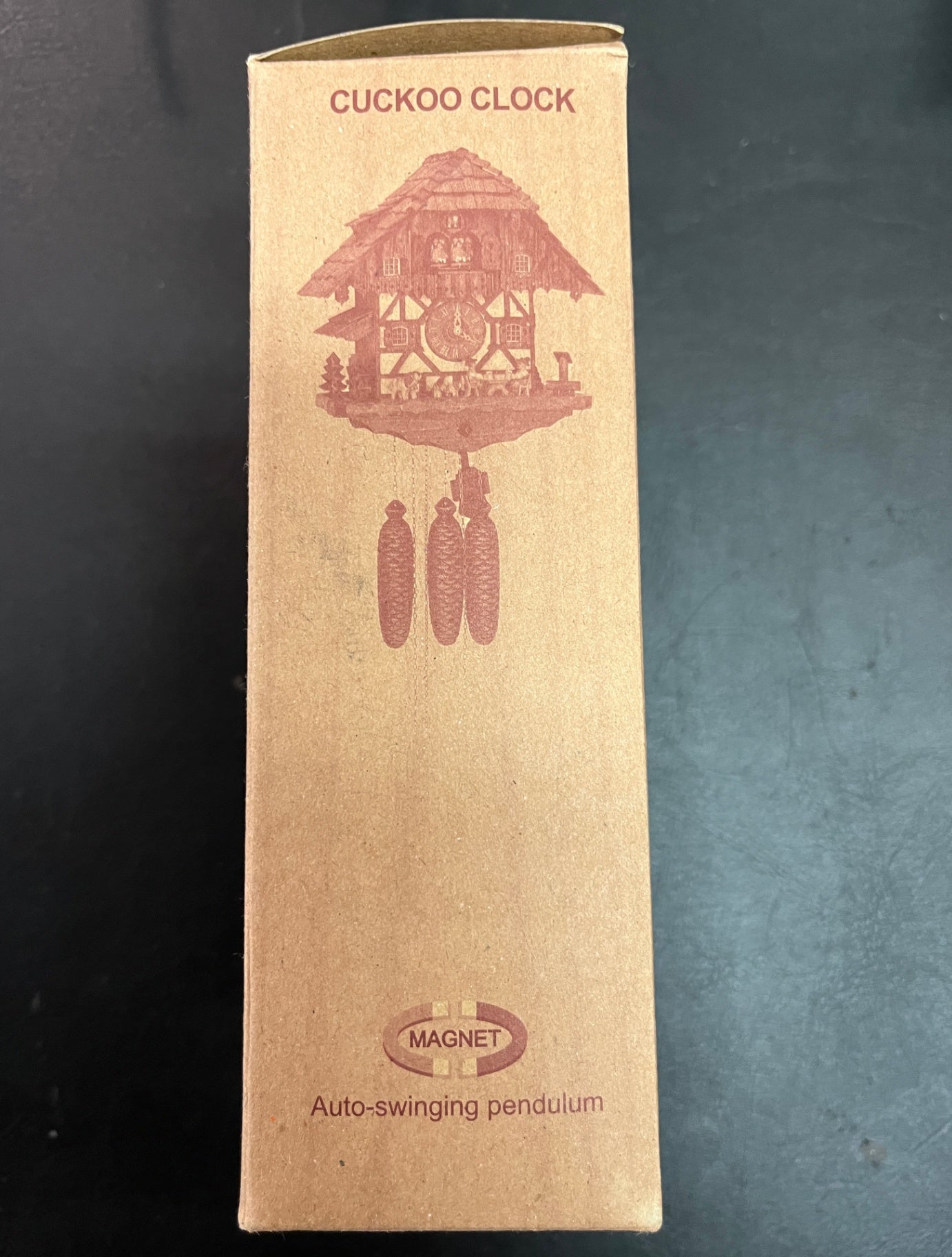 Kuckucksuhr Magnet mit Pendel Schwarzwald Kühlschrankmagnet OVP
