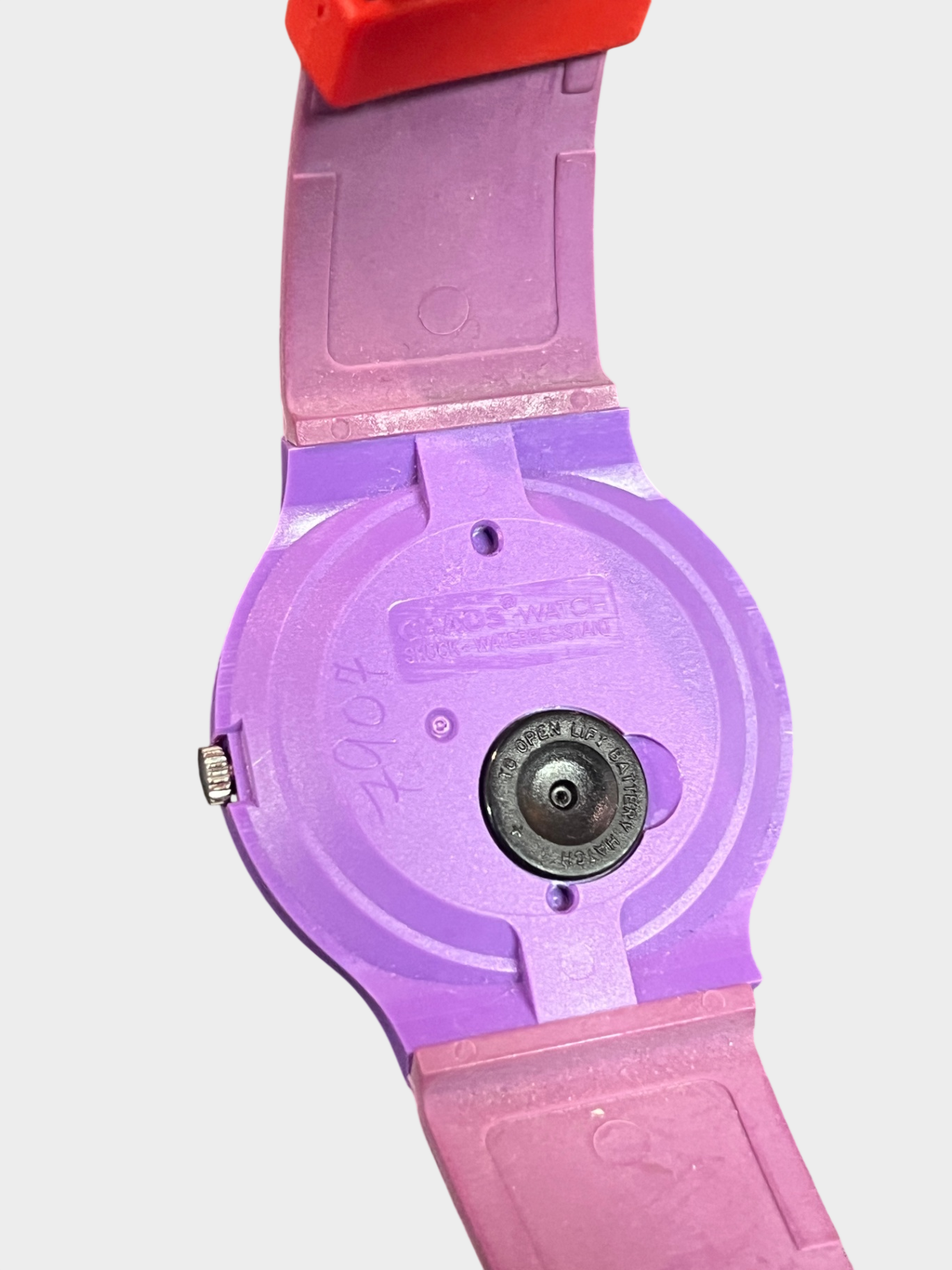 Chaos Watch Mil Ramos Swiss Made Künstleruhr Pop Art 1990er