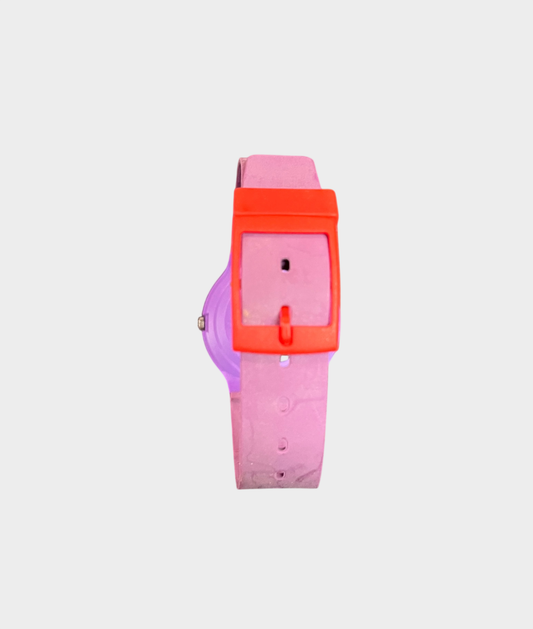 Chaos Watch Mil Ramos Swiss Made Künstleruhr Pop Art 1990er