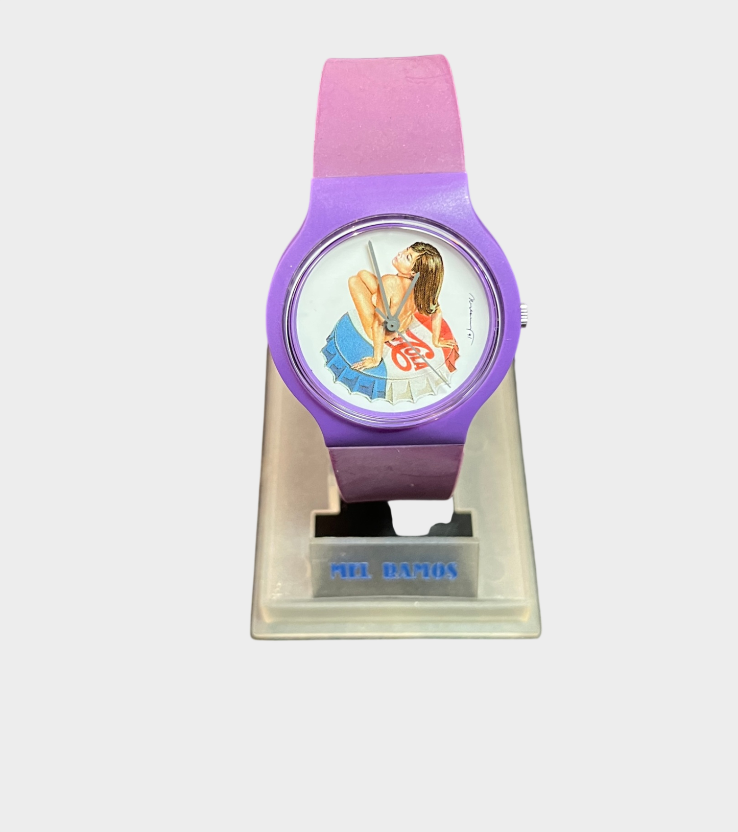 Chaos Watch Mil Ramos Swiss Made Künstleruhr Pop Art 1990er