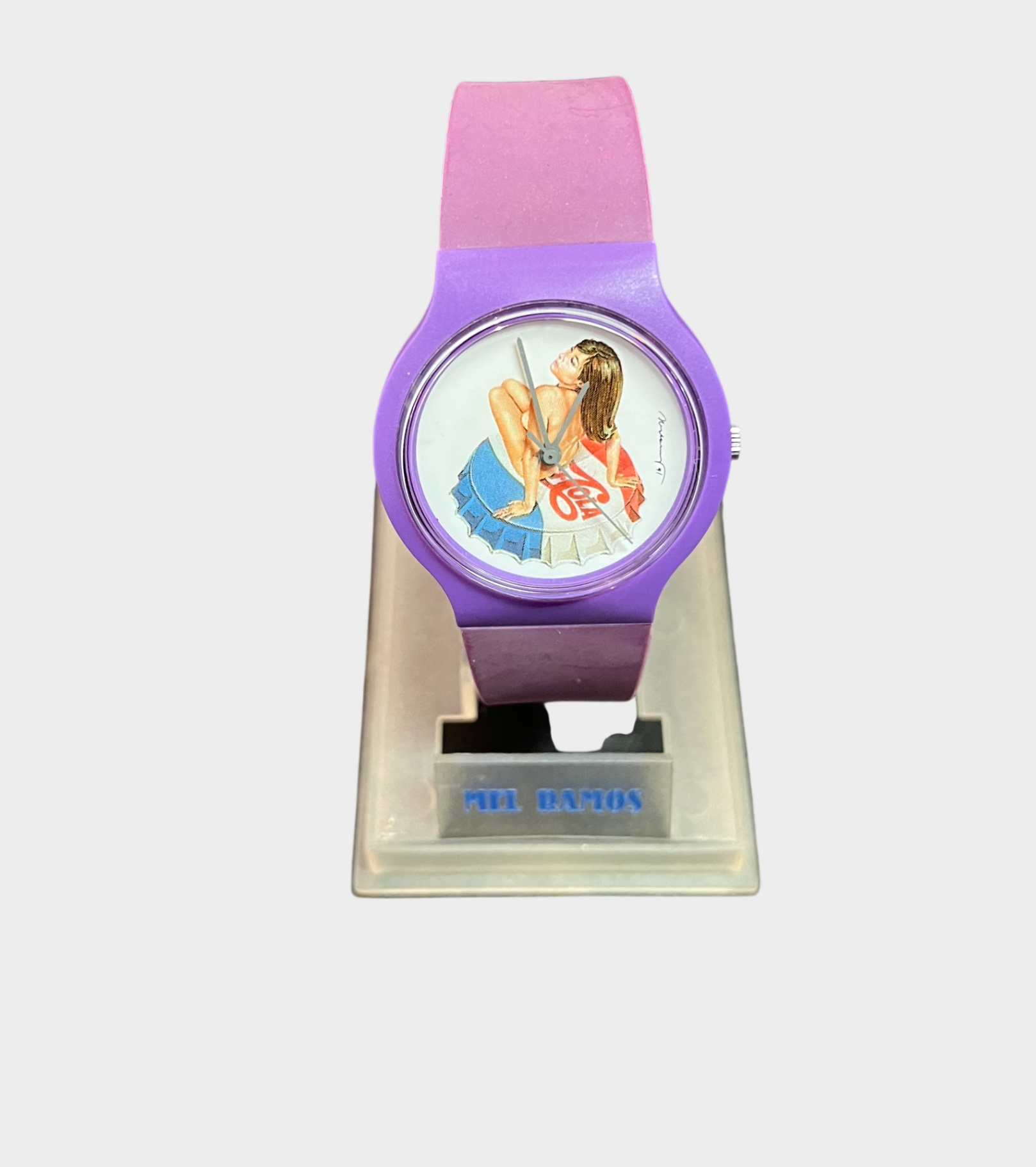 Chaos Watch Mil Ramos Swiss Made Künstleruhr Pop Art 1990er