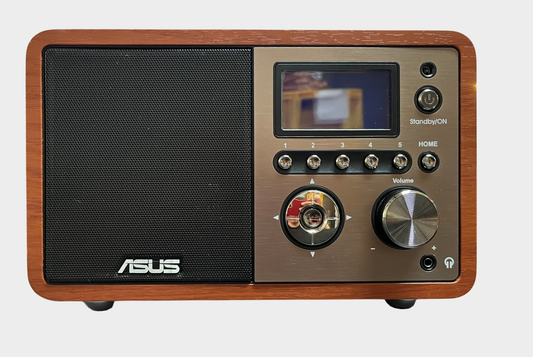 ASUS AIR Internet Radio WLAN Webradio Holzoptik Netzwerk Radio