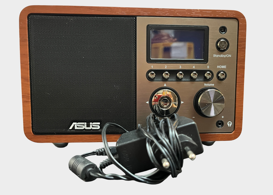 ASUS AIR Internet Radio WLAN Webradio Holzoptik Netzwerk Radio