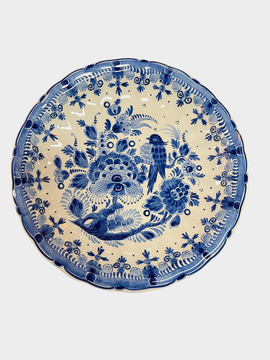 Delfts Blauw Wandteller 23 cm Holland Keramik
