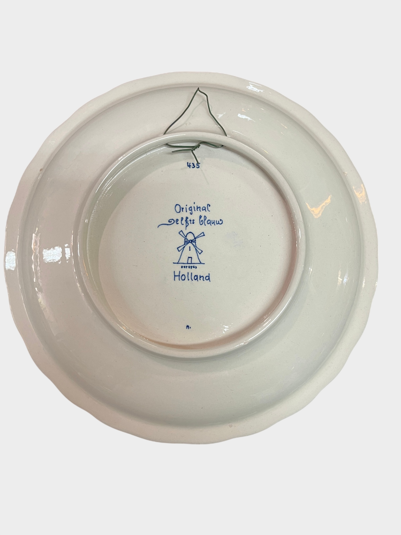 Delfts Blauw Wandteller 23 cm Holland Keramik