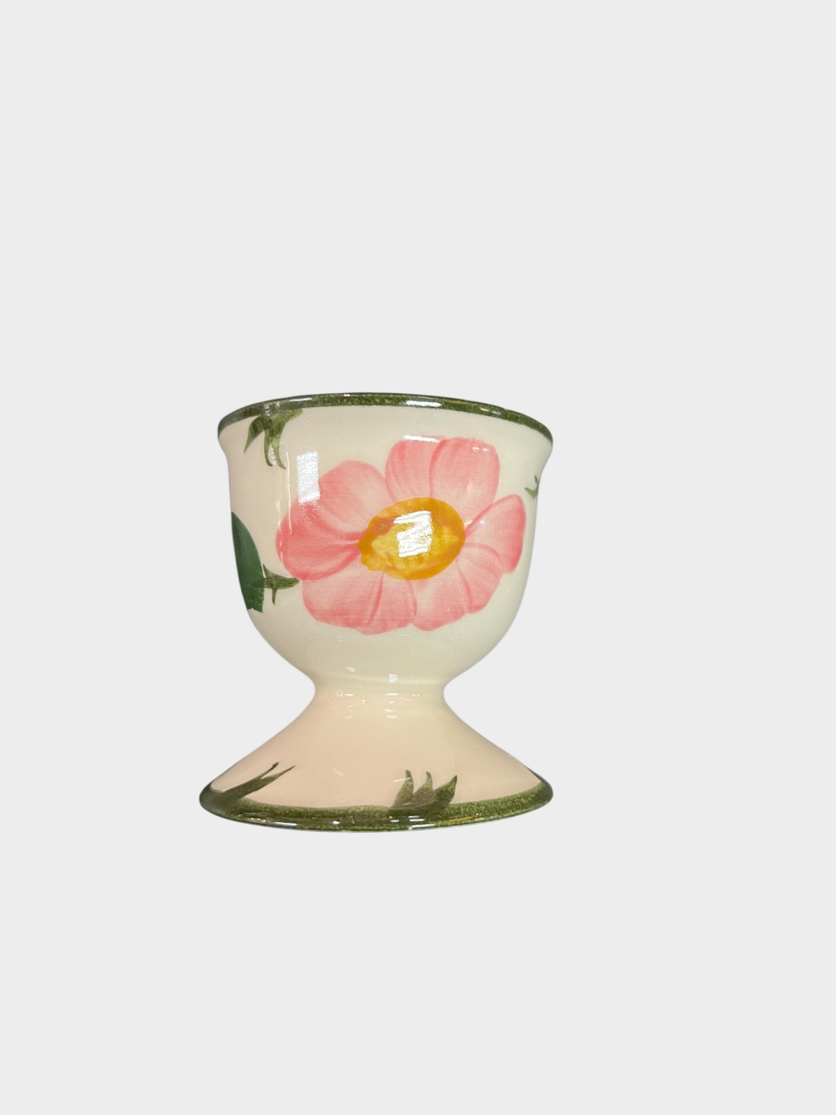 Villeroy & Boch Wildrose Eierbecher Porzellan Handmalerei