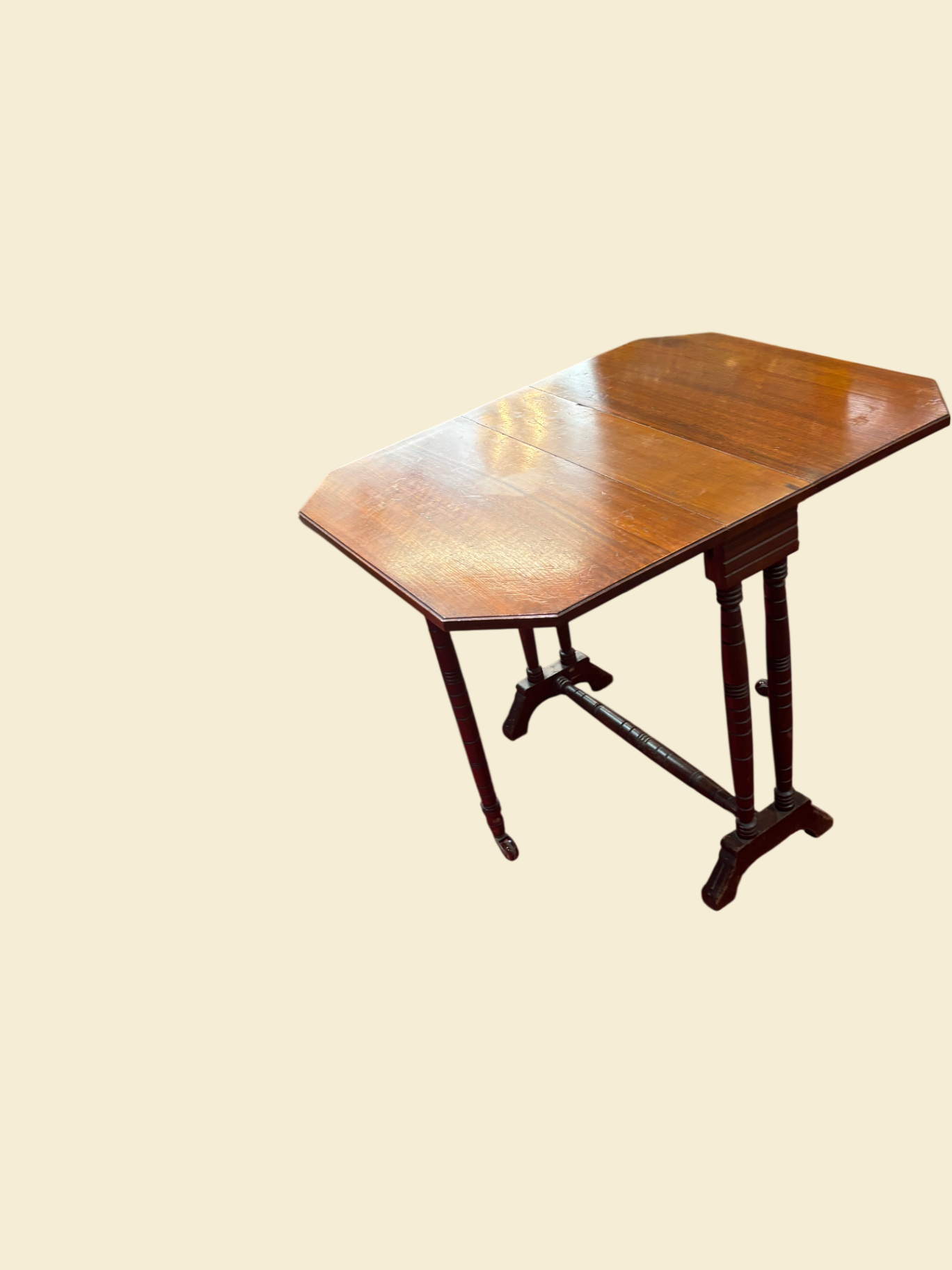 Englischer Klapptisch Gateleg Table Beistelltisch Vintage Holz