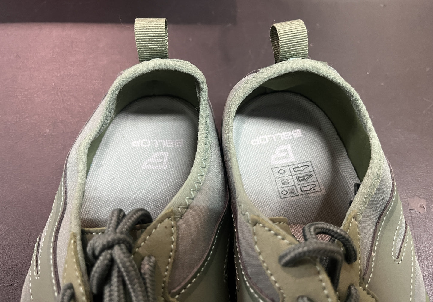 Ballop Barfußschuhe Outdoor Freizeit Sneaker Olivgrün Gr. 45 Barefoot