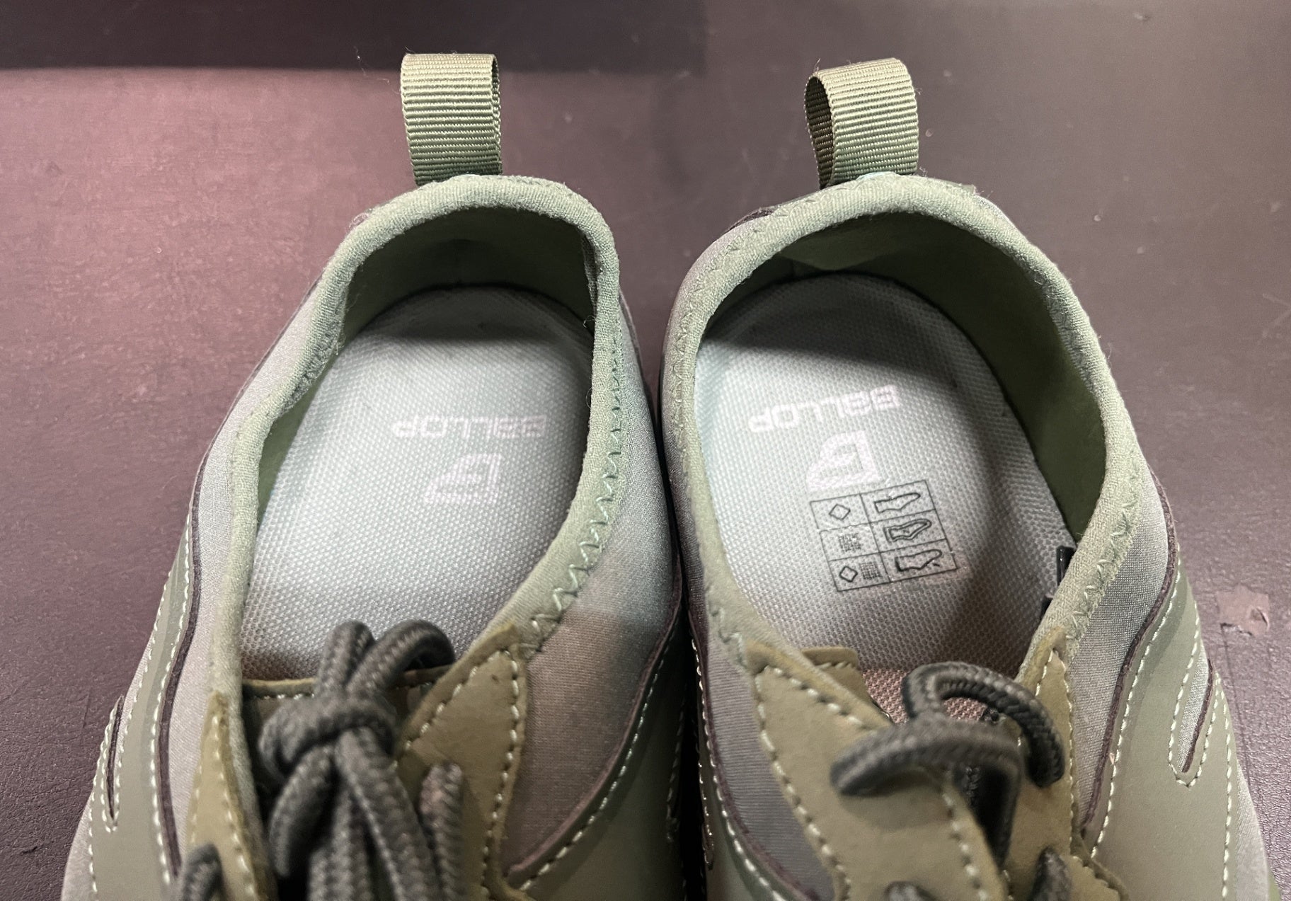 Ballop Barfußschuhe Outdoor Freizeit Sneaker Olivgrün Gr. 45 Barefoot