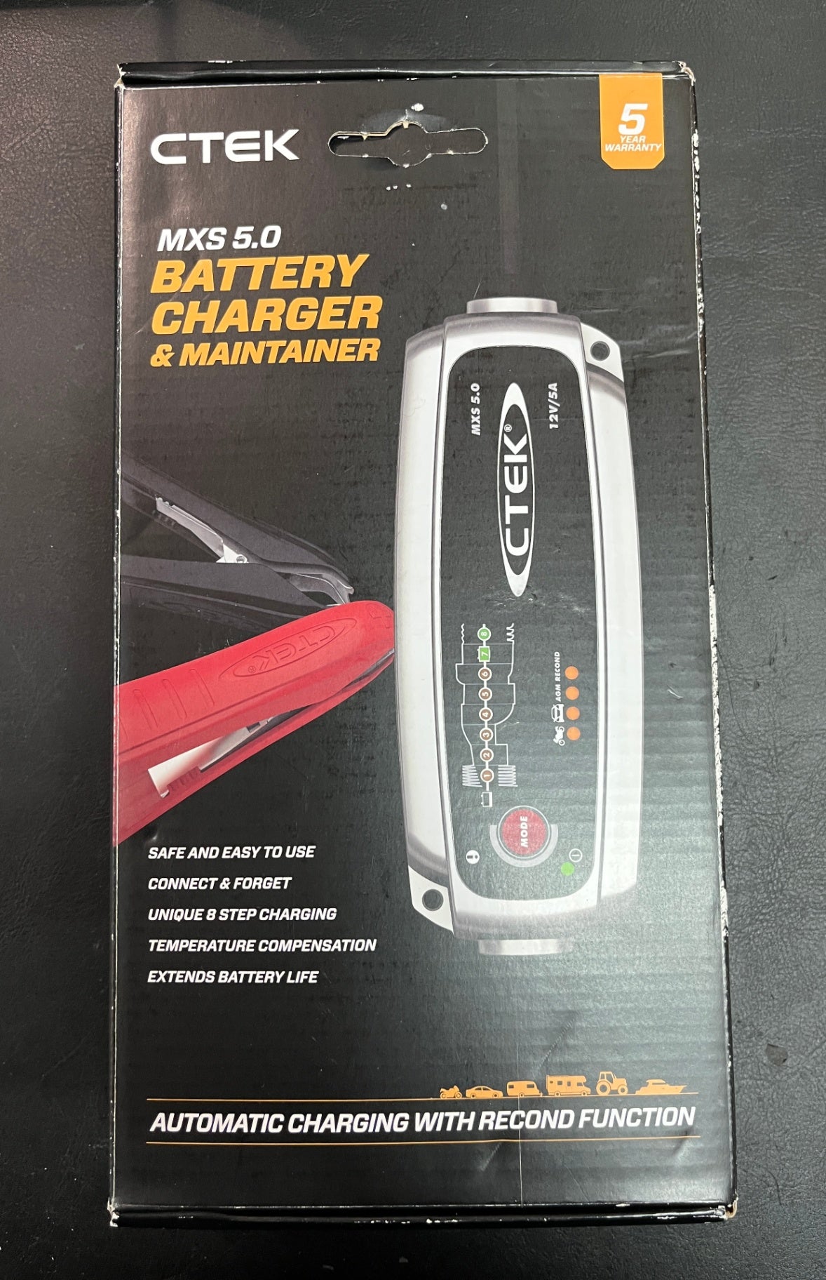 CTEK MXS 5.0 Batterieladegerät 12V 5A OVP und Zubehör