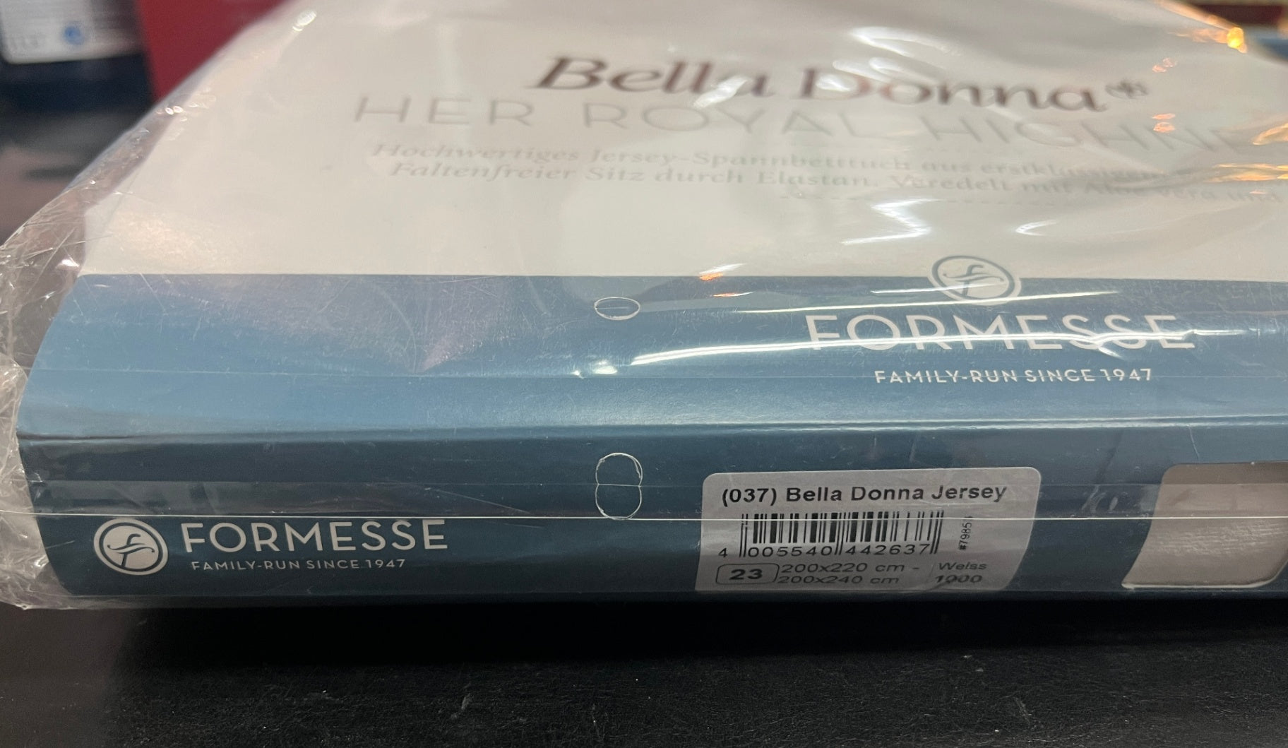 NEU Formesse Bella Donna Her Royal Highness Spannbettlaken Weiß 200x220