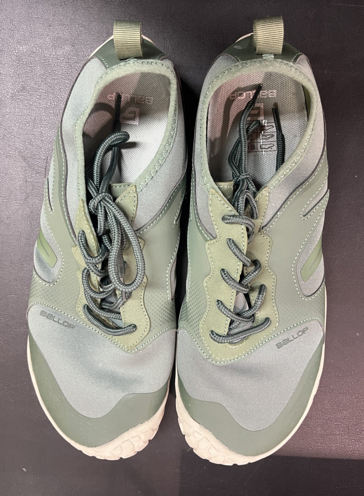 Ballop Barfußschuhe Outdoor Freizeit Sneaker Olivgrün Gr. 45 Barefoot