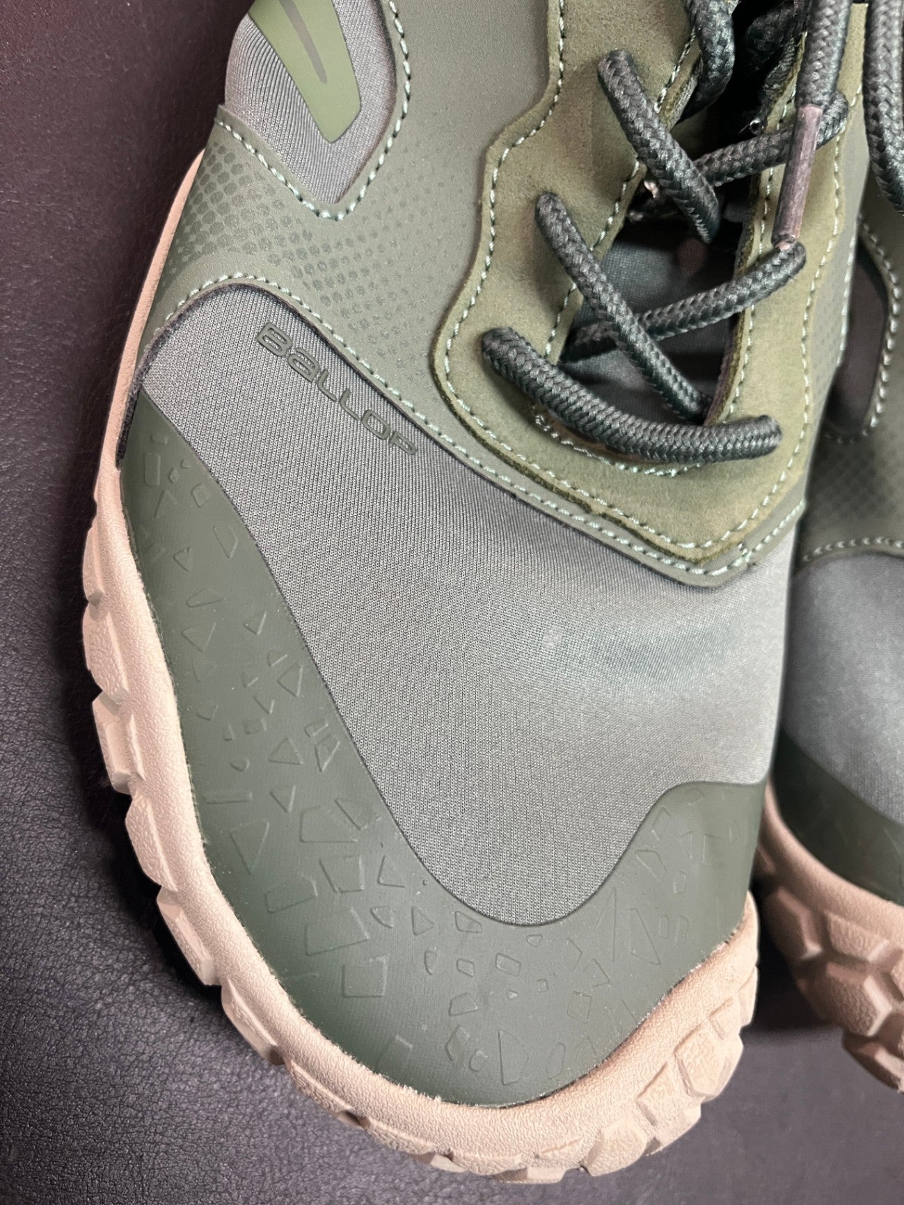 Ballop Barfußschuhe Outdoor Freizeit Sneaker Olivgrün Gr. 45 Barefoot