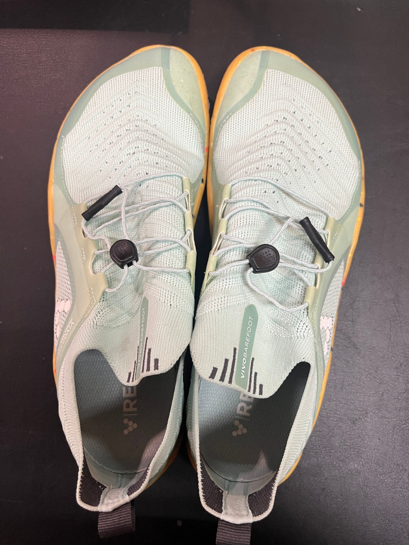 Vivobarefoot Primus Trail Knit FG Barfußschuhe Mint Grün Herren Gr. 44