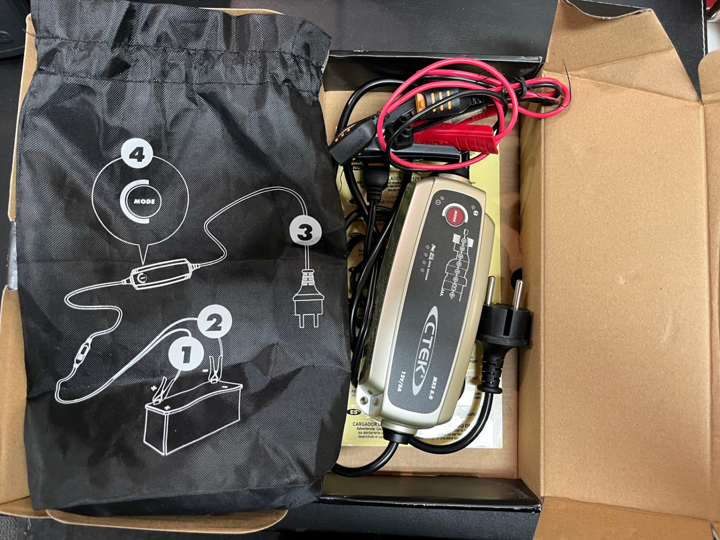 CTEK MXS 5.0 Batterieladegerät 12V 5A OVP und Zubehör
