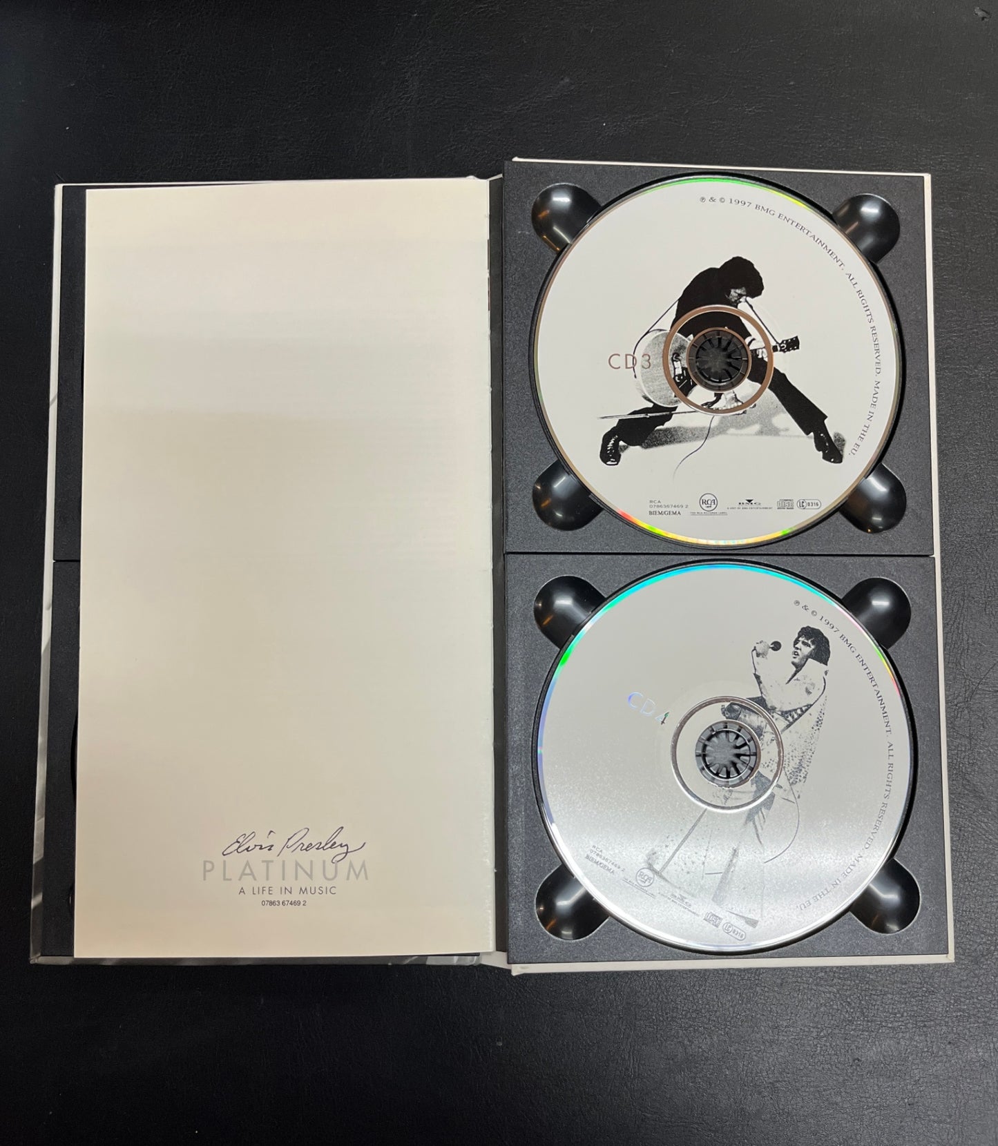 Elvis Presley Platinum A Life In Music 4 CD Box Set mit Buch