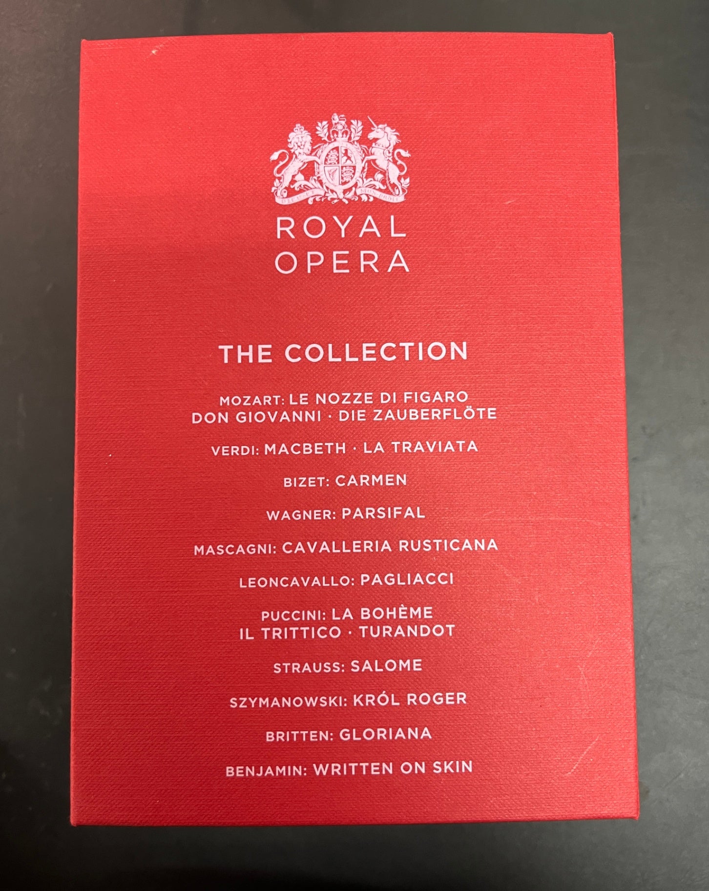 Royal Opera The Collection Opern DVD Box Opus Arte 14 Bände Schuber