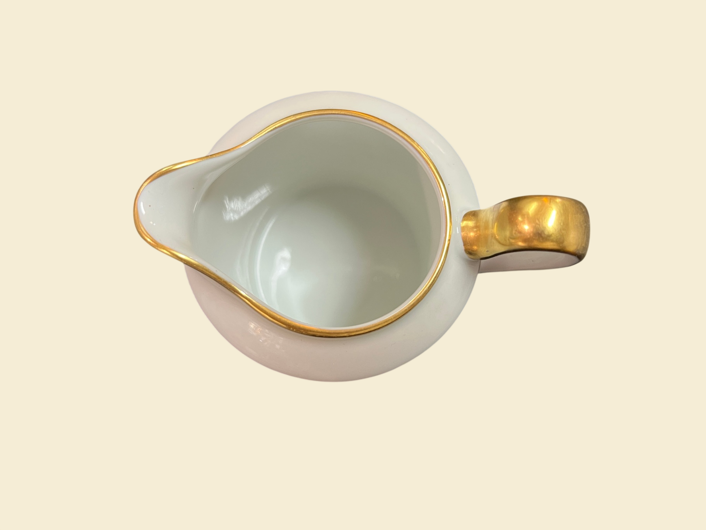 Royal Limoges Kaffeeservice Or en Relief Golddekor Blumen 21 Teile 1 Tasse geklebt