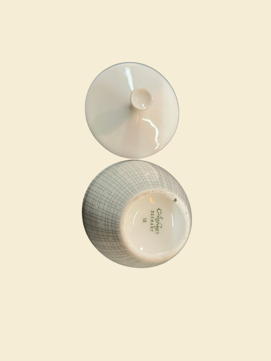 Arzberg Form 2025 Bastdekor Heinrich Löffelhardt Dose mit Deckel 7 cm