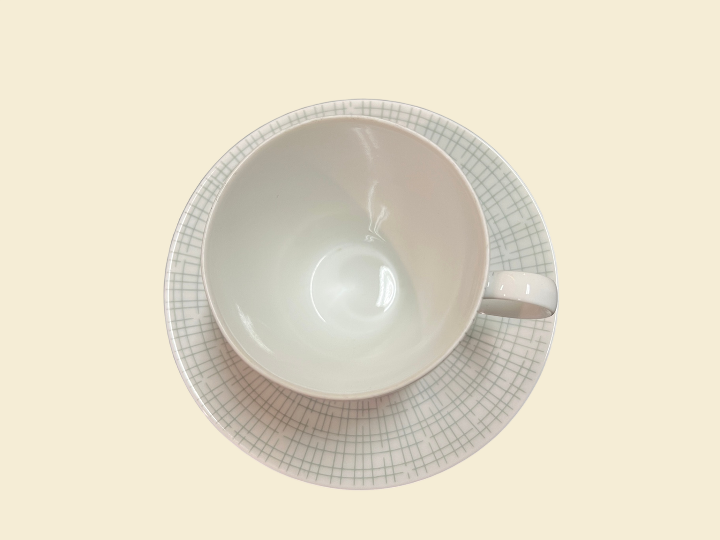 Arzberg Form 2025 Bastdekor Heinrich Löffelhardt Tasse Untertasse
