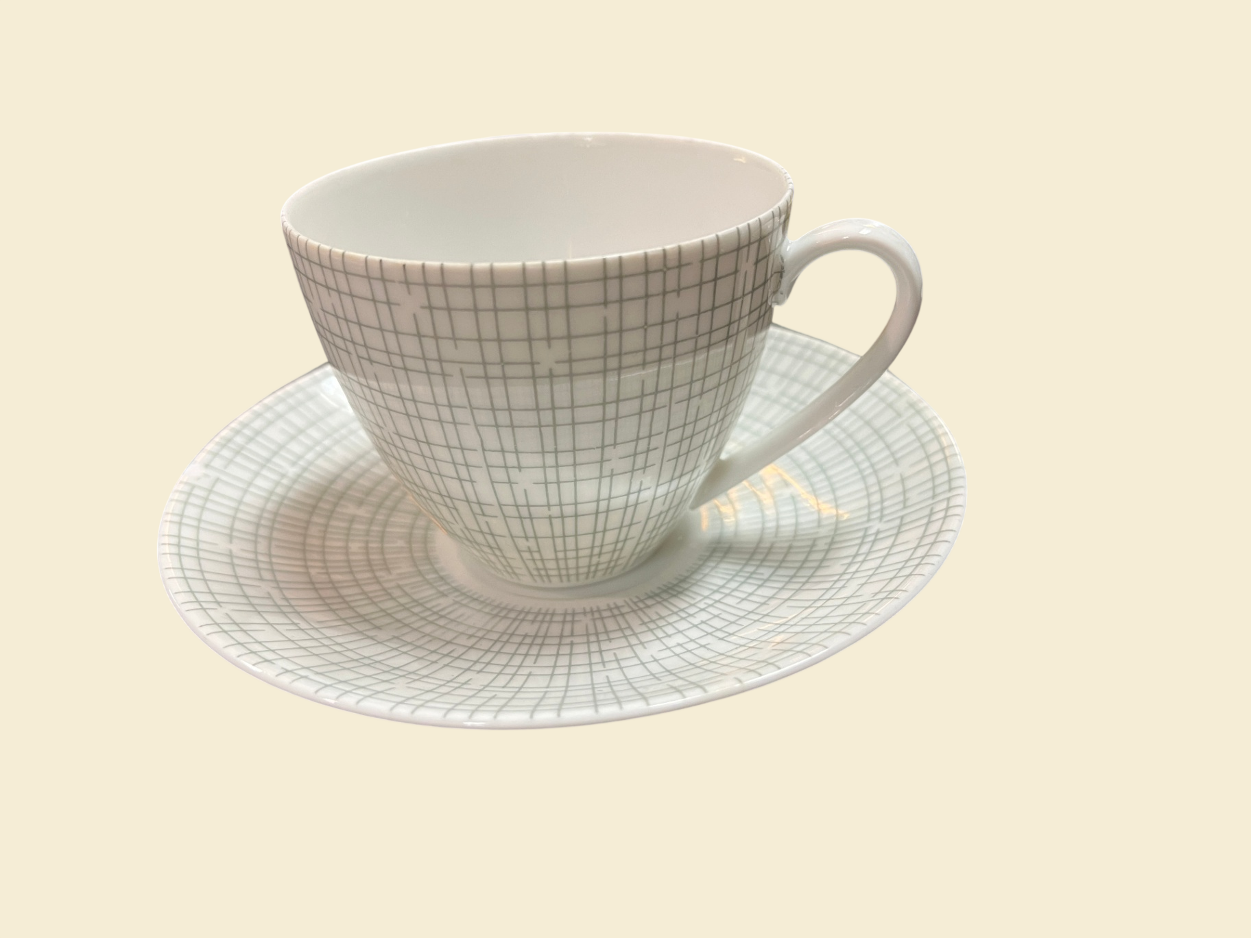 Arzberg Form 2025 Bastdekor Heinrich Löffelhardt Tasse Untertasse